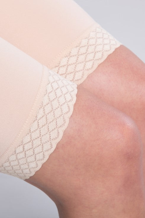 Lipoelastic TF Leggings Classic WITHOUT ZIPPER Stage 2 Post Surgical Compression Garment - Natural