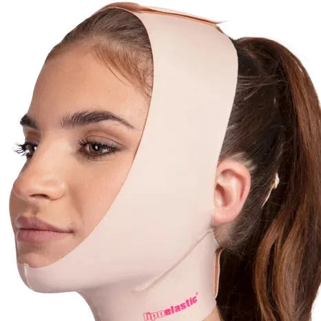 Lipoelastic FM 02 Unisex Face Post Surgery Compression Garment- Natural