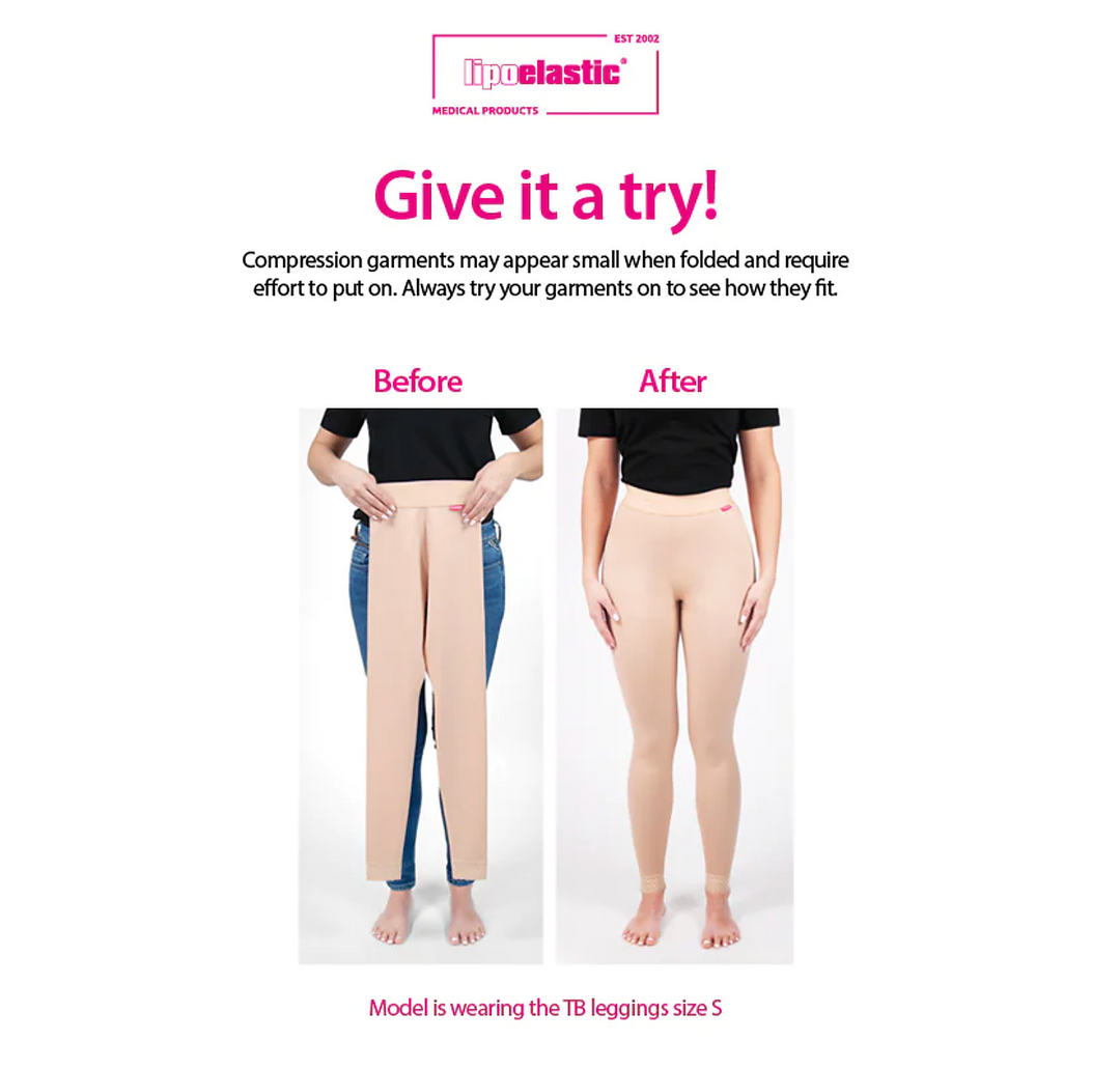 Lipoelastic TBfLg HIGH Compression Leggings - Black