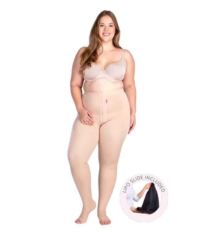 Lipoelastic TBfLg LOW Variant Compression Garment - Black