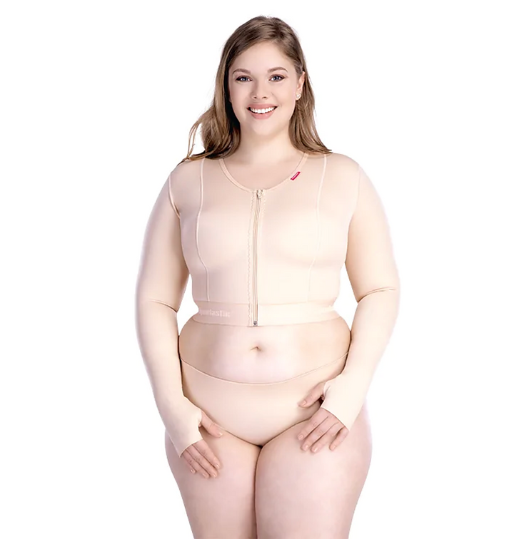Lipoelastic MTf Smooth Comfort Post Surgery Compression Garment - Black