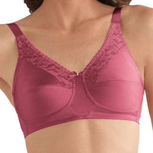 Amoena Nancy Wire Free Pocketed Mastectomy Bra - Wild Rose 44429