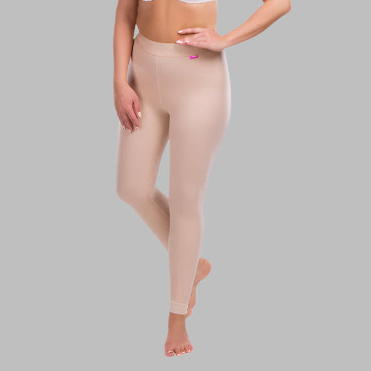Lipoelastic TB Leggings Classic WITHOUT ZIPPER Stage 2 Surgical Compression Garment - Black