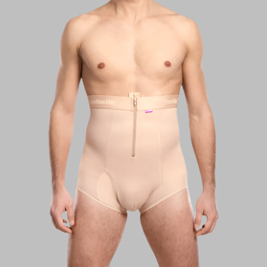 Lipoelastic VHmS Comfort Male Post Surgery Compression Garment - Black