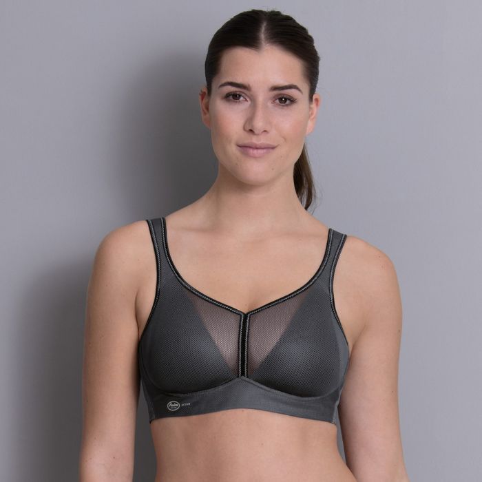 Anita Air Control (Non Pocketed) Sports Bra - Anthracite 5544