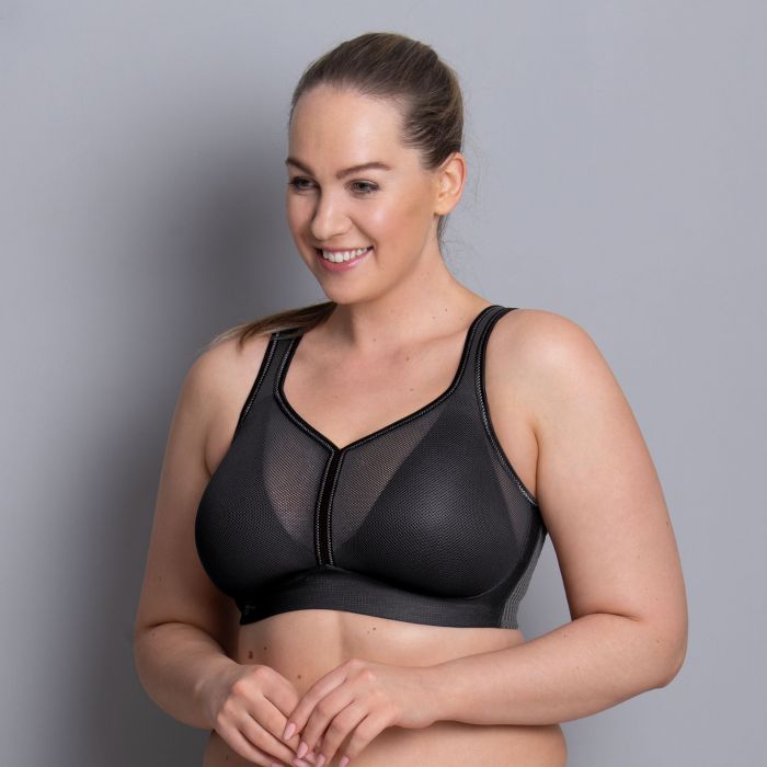 Anita Air Control (Non Pocketed) Sports Bra - Anthracite 5544