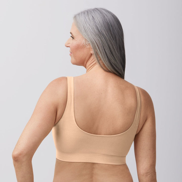 Amoena Pocketed Mastectomy Becky Soft Bra - 44677 Blush/Rose Nude