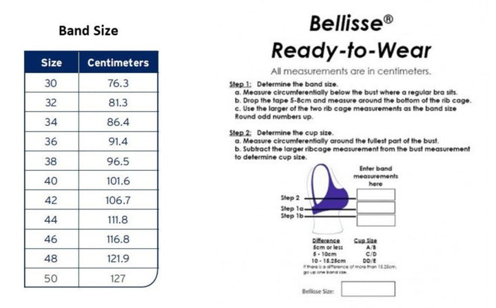 Bellisse Bra - Breast and Chest Wall Medical Compression Garment for lymphoedema - Buff