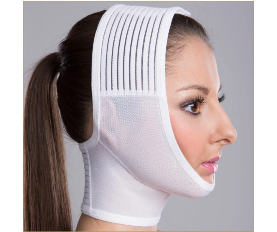 Lipoelastic FM Extra Facial Garment  UNISEX - White