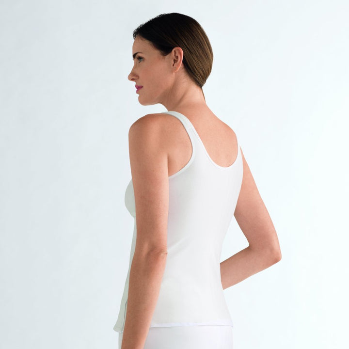 Amoena Hannah Breast Surgery Recovery Camisole - White 2860