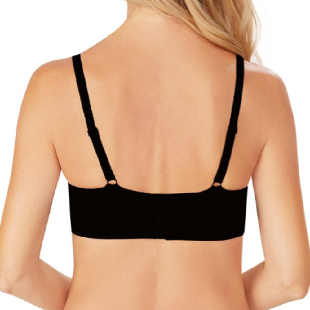 Amoena Kyra Mastectomy Non Wired Bra - Black/Light Nude 45029 - Limited Release