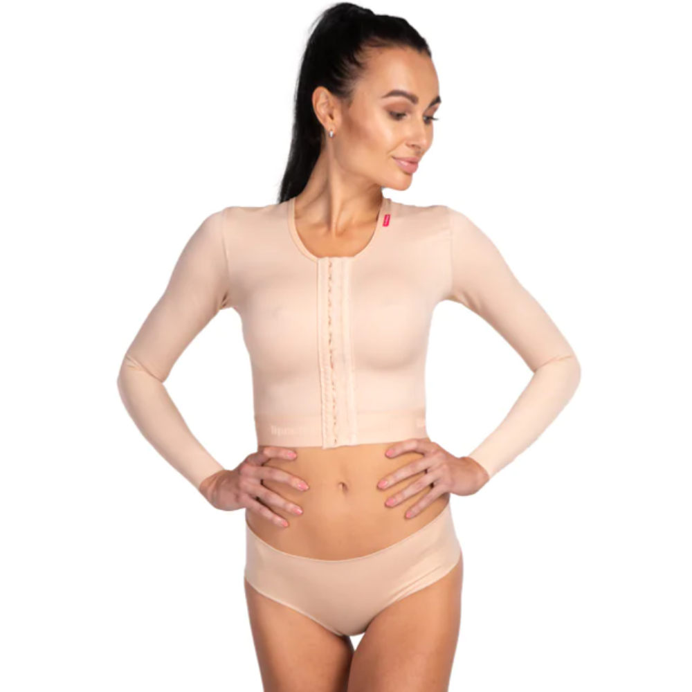 Lipoelastic MT Smooth Variant Post Surgical Compression Garment - Natural