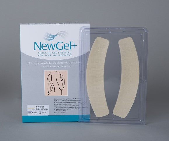 NewGel+ shaped strips for scars 20cm C Section/Abdominoplasty  Beige NG-160