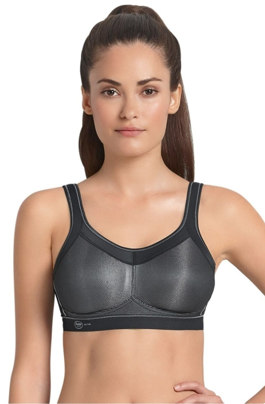 Anita Momentum Maximum Support (Non Pocketed) Sports Bra - Black 5529