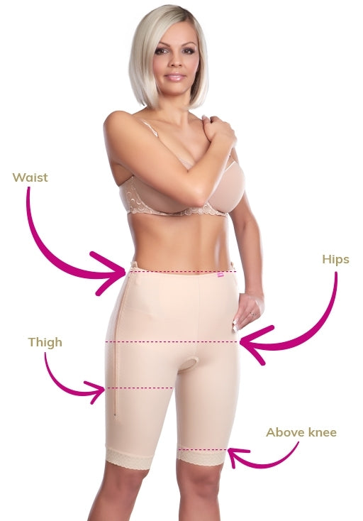 Lipoelastic TF Comfort Post Surgical Compression Garment - Natural
