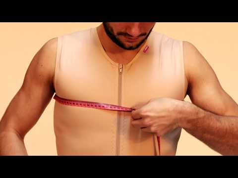 Lipoelastic MTmL Comfort Male Post Surgery Compression Vest - Natural